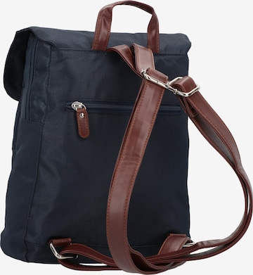 TOM TAILOR Rucksack 'Rina' in Blau