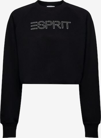 Sweat-shirt ESPRIT en noir : devant