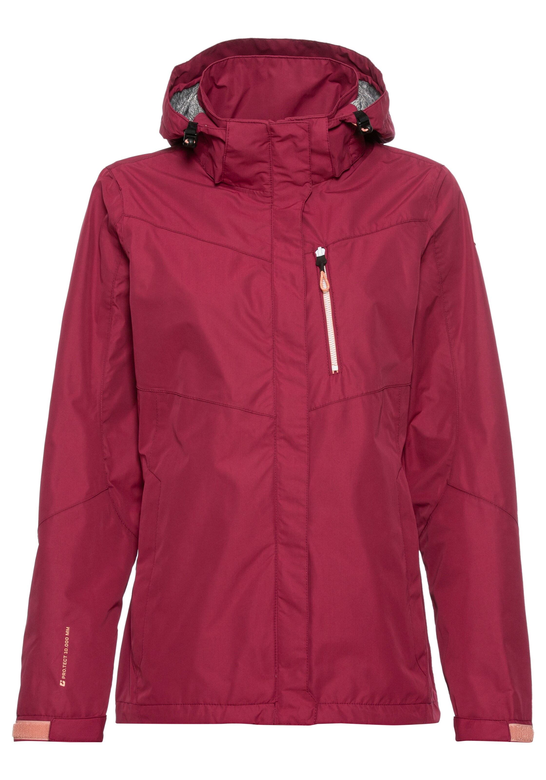 KILLTEC Performance Jacket in Red: front