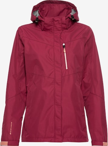 KILLTEC Funktionsjacke in Rot: Vorderseite