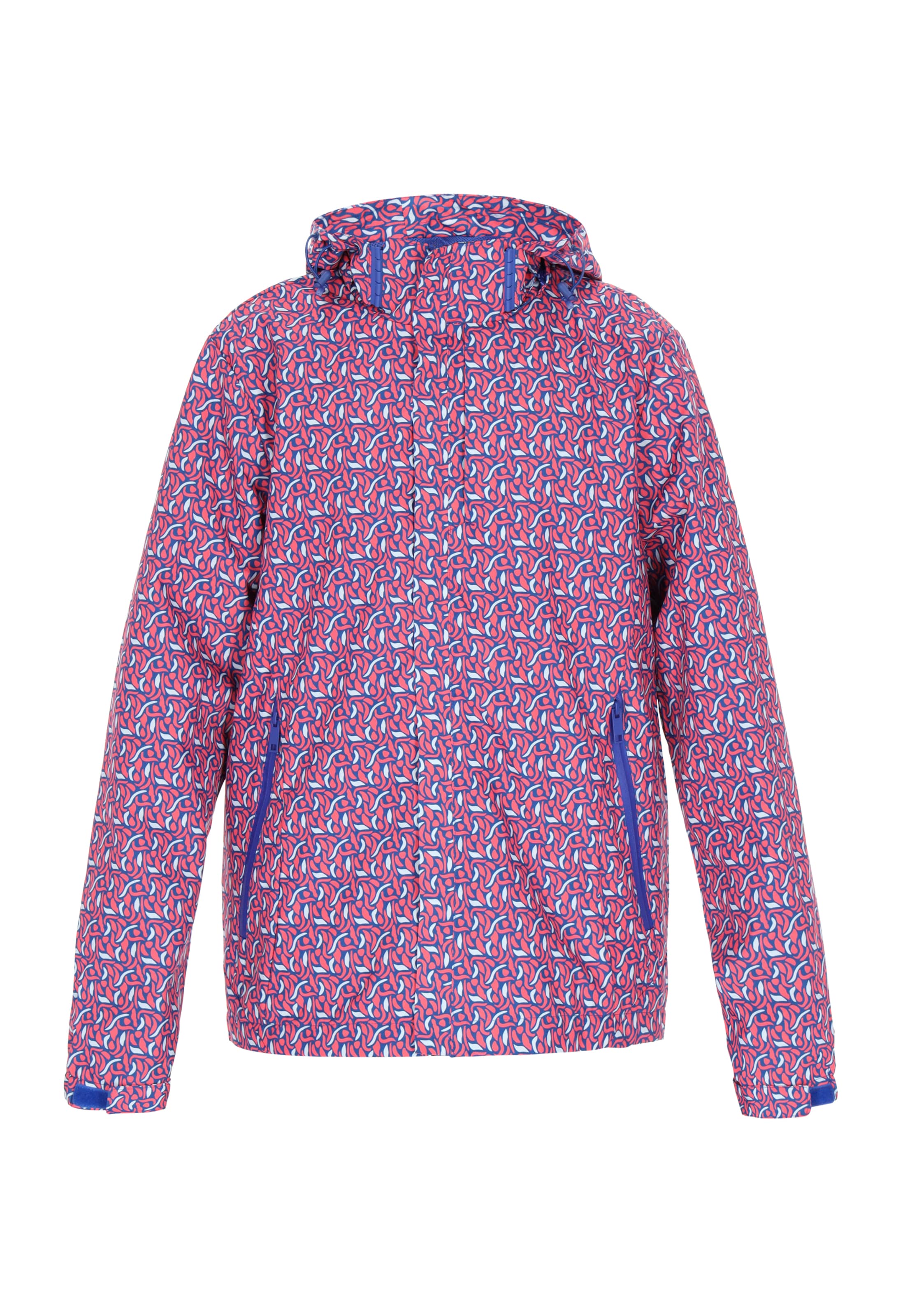 beach budz Prechodná bunda - modrá melírovaná / ružová, Produkt