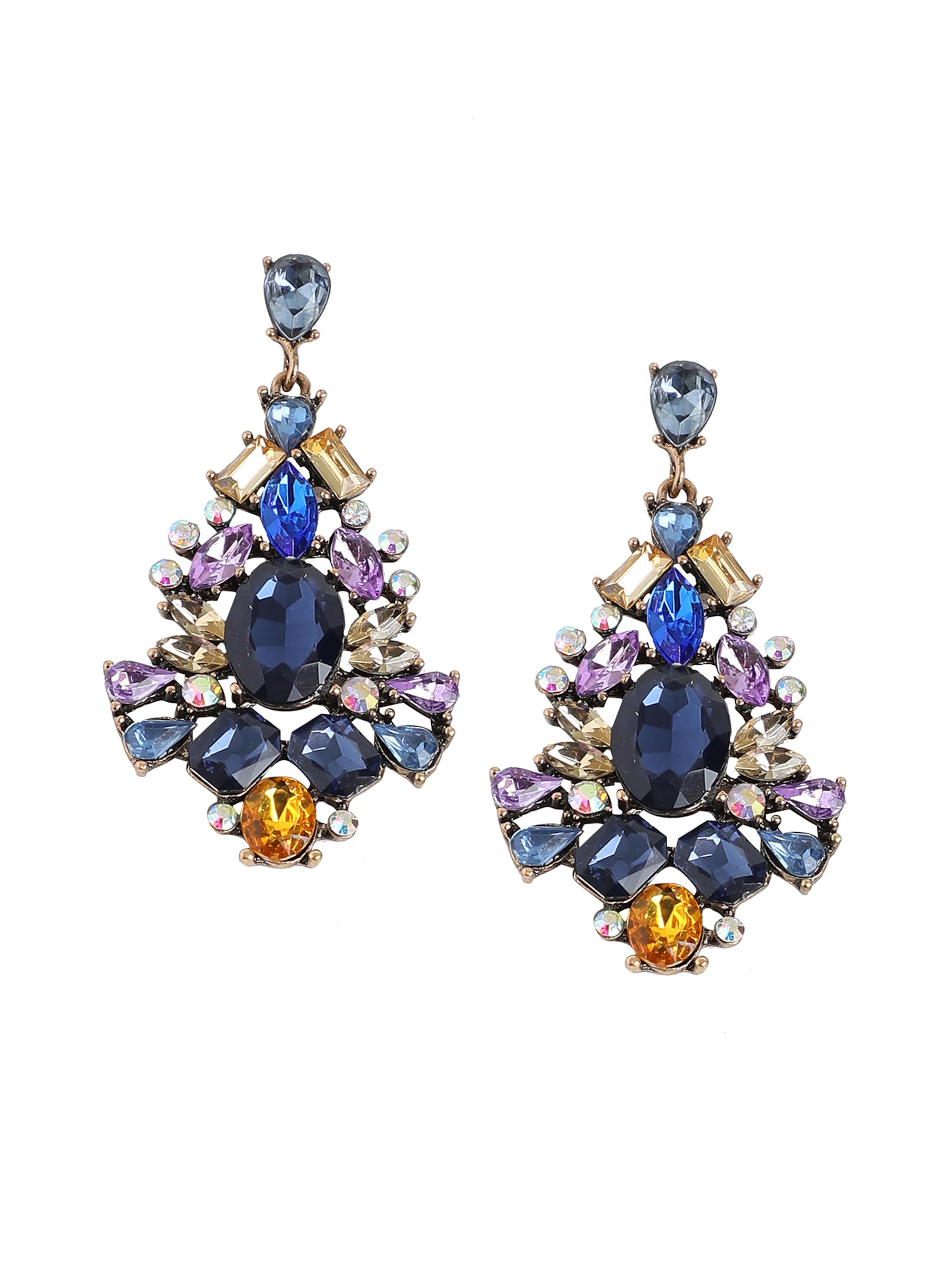 Boucles d'oreilles 'Savina' SOHI en mélange de couleurs : devant