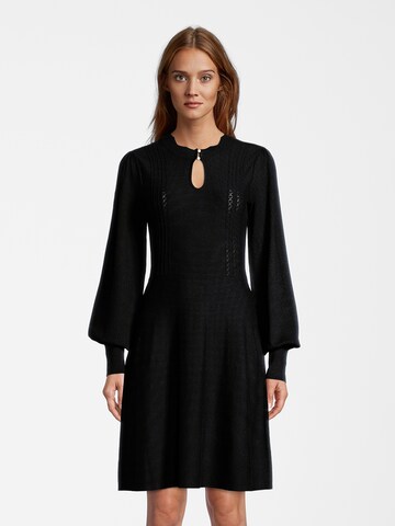 Orsay Knitted dress in Black: front