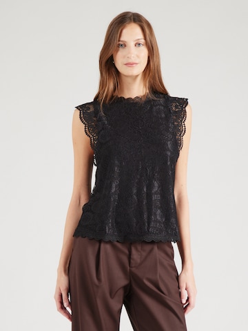 QS Blus i svart: framsida