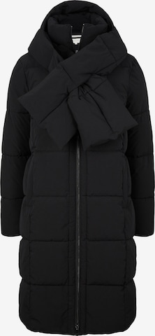 TOM TAILOR Zimní kabát – černá: přední strana