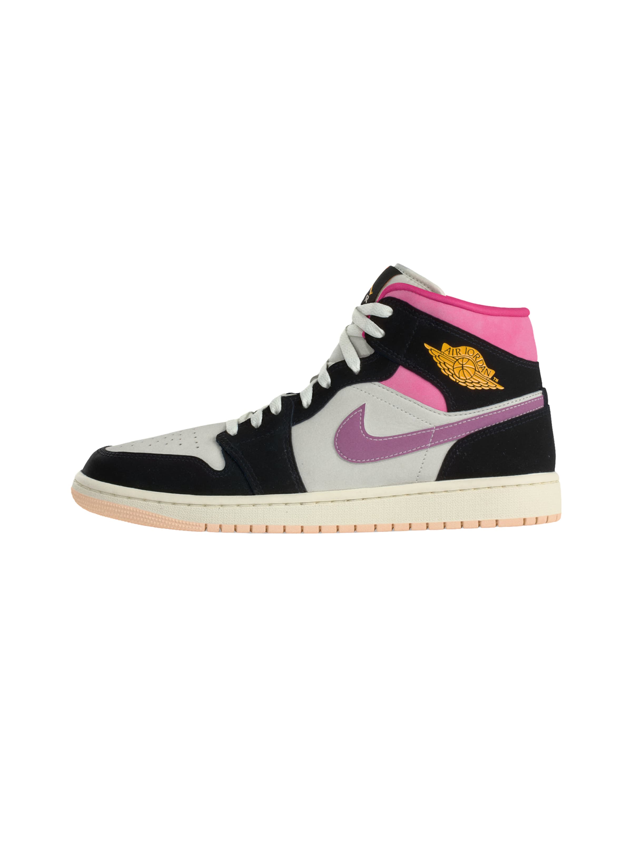 Jordan Magas szárú sportcipők 'Air Jordan 1 Mid SE' - fekete: elől