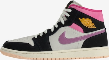 JordanVisoke tenisice 'Air Jordan 1 Mid SE' - crna boja: prednji dio