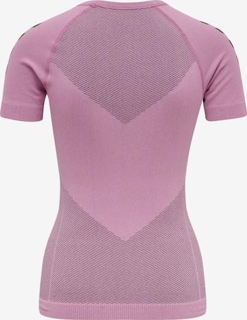 Hummel Λειτουργικό μπλουζάκι 'First Seamless' σε ροζ