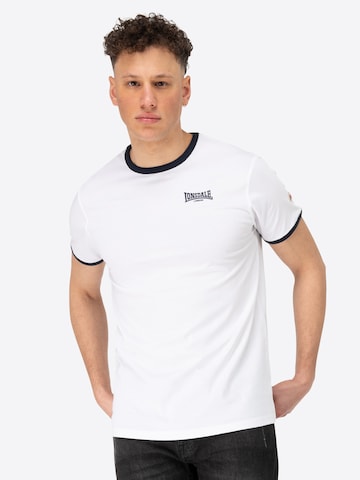 LONSDALE T-Shirt 'Trelill' in Weiß: Vorderseite