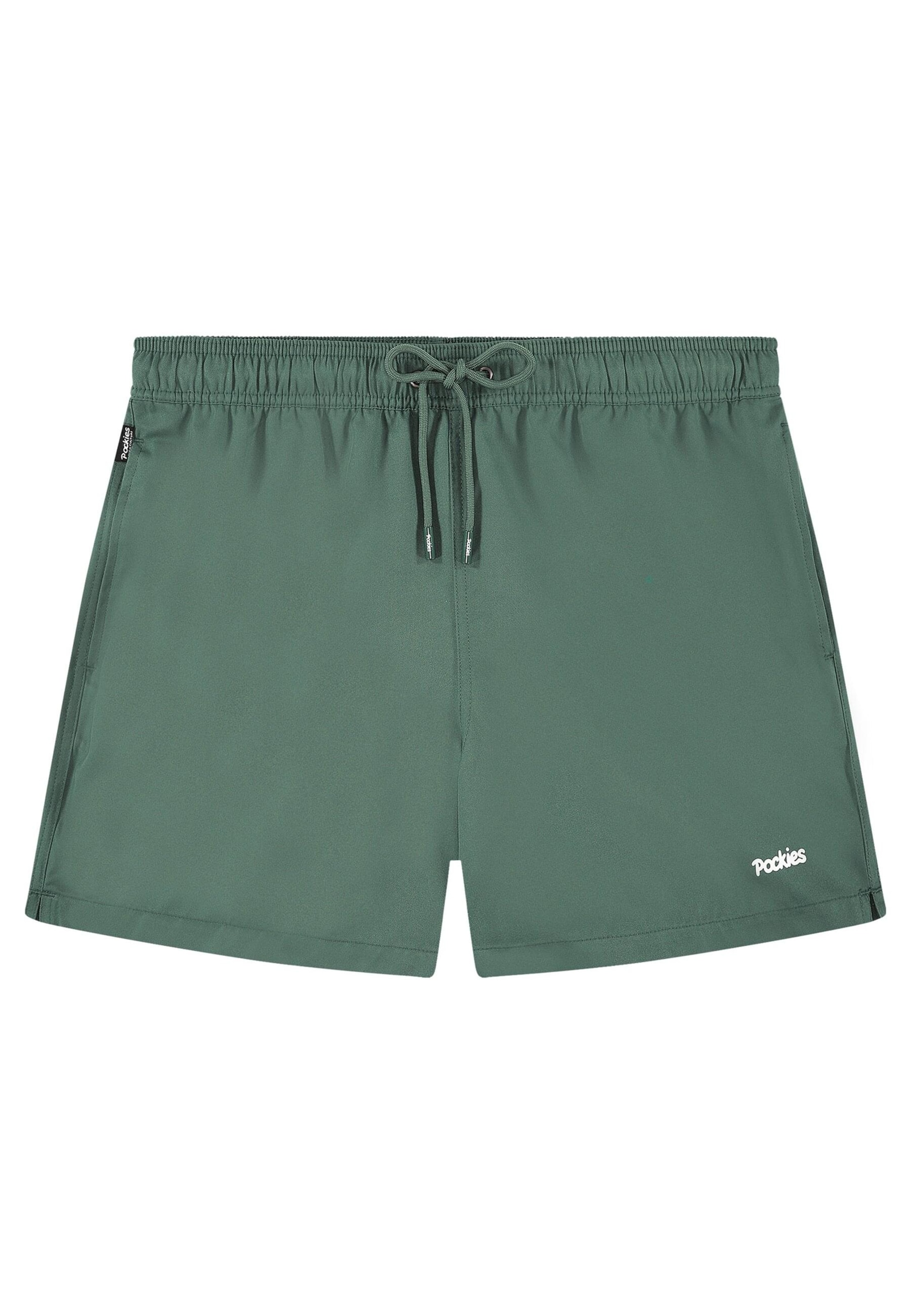 Shorts de bain Pockies en vert : devant
