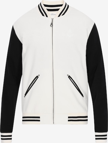 Veste mi-saison DreiMaster Vintage en blanc : devant