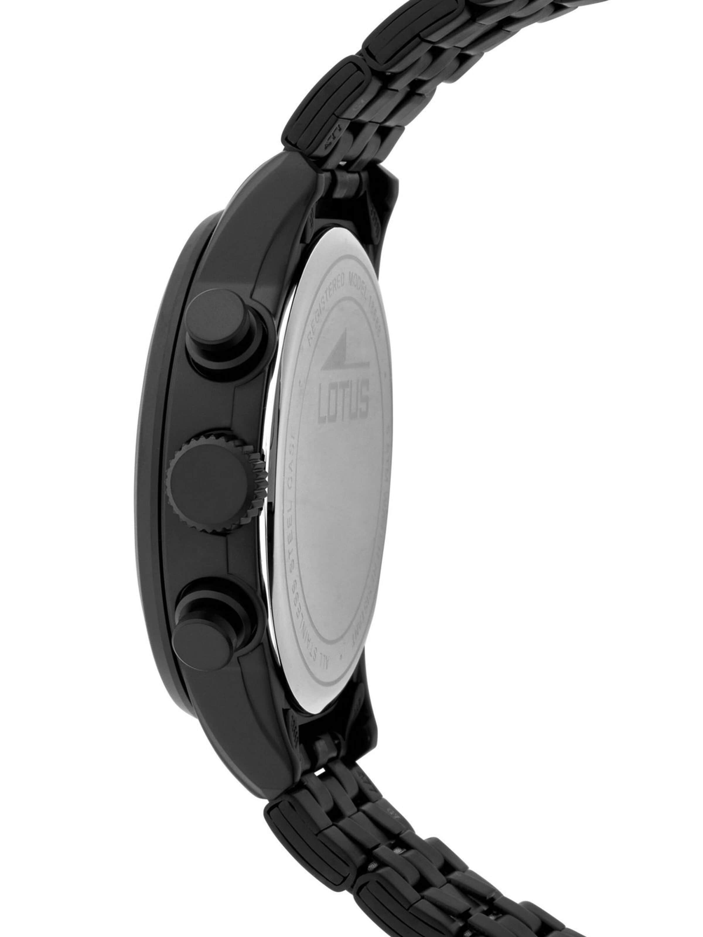 Lotus Analogové hodinky 'Chronograph Chrono' – černá