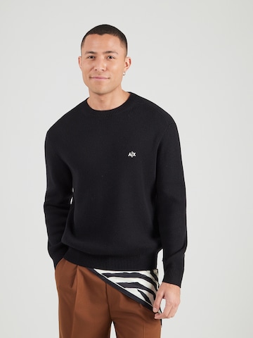 ARMANI EXCHANGE Πουλόβερ σε μαύρο: μπροστά