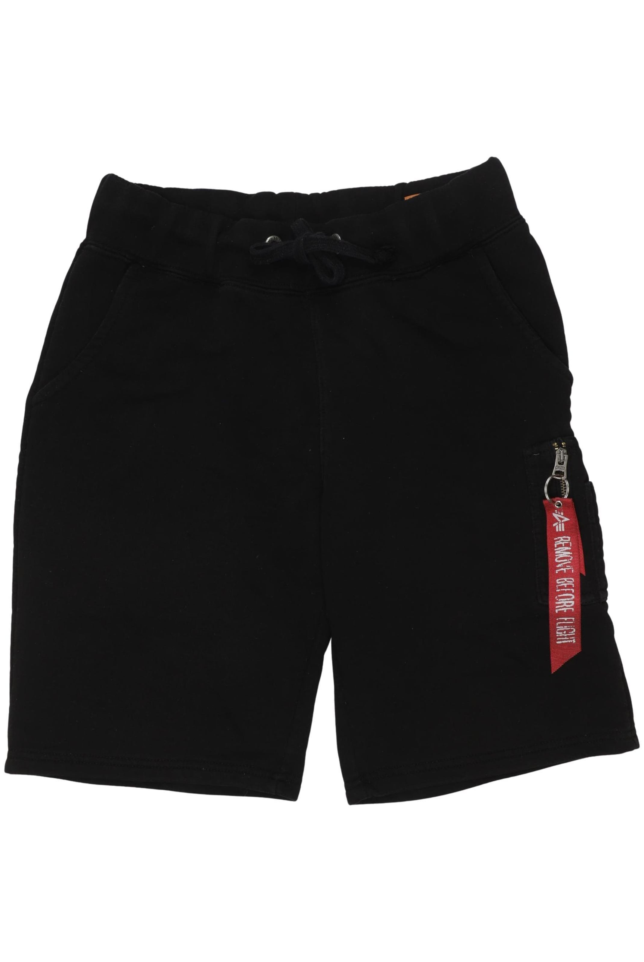ALPHA INDUSTRIES Shorts in 33 in Black: front