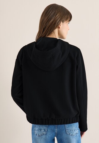 CECIL Sweatjacke in Schwarz