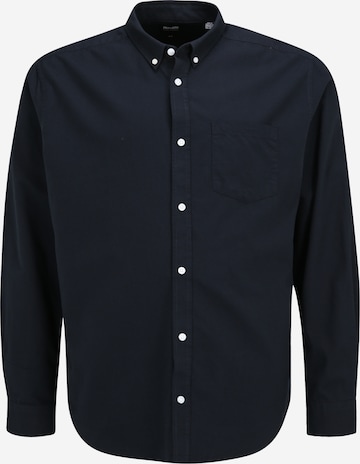 Only & Sons Big & Tall Button Up Shirt 'ALVARO' in Blue: front