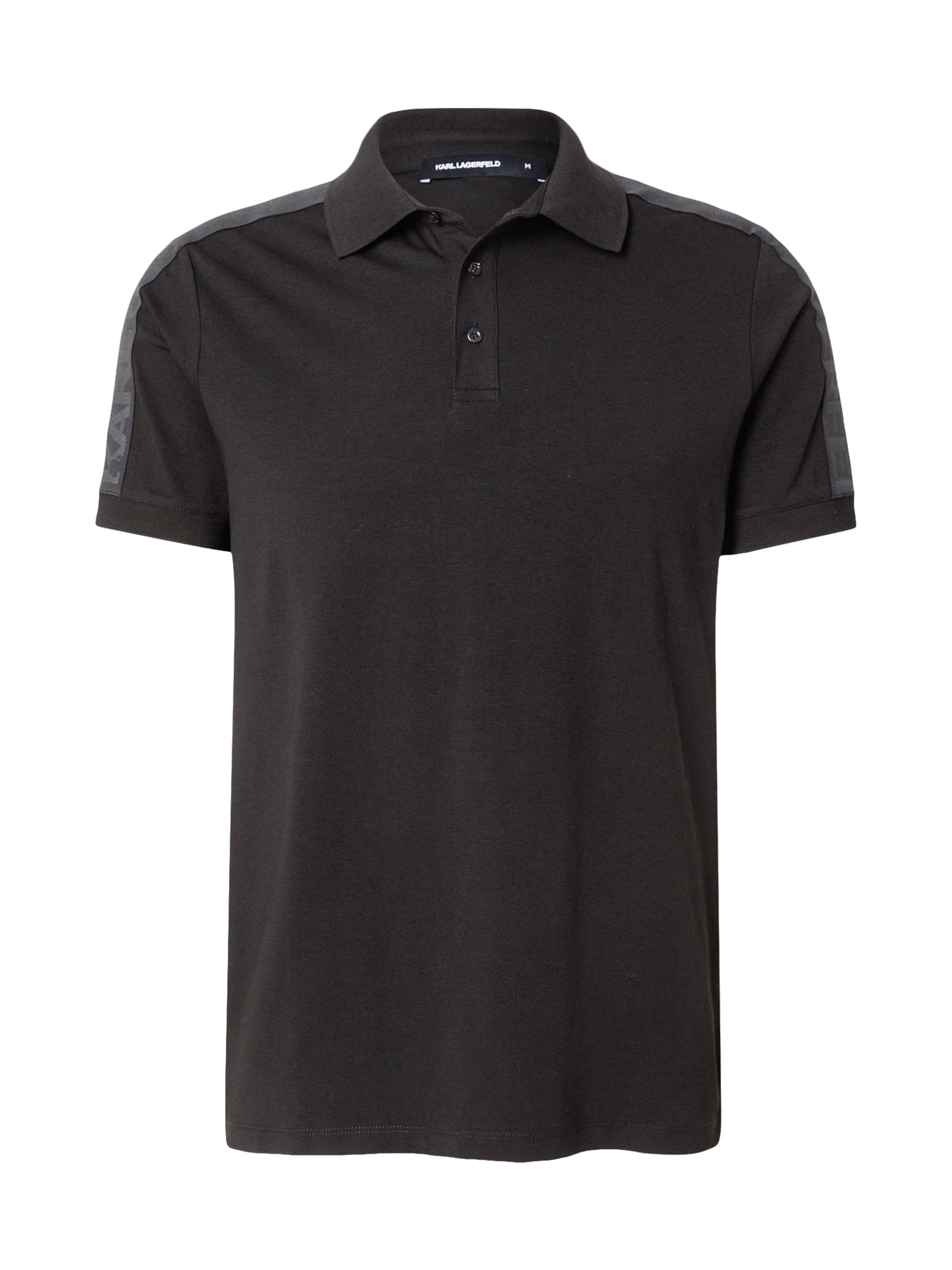 Karl Lagerfeld Тениска в черно: отпред
