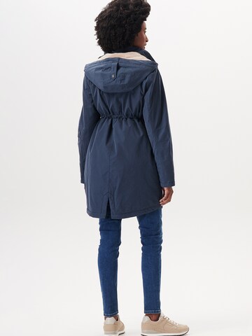 Esprit Maternity Between-Seasons Parka in Blue