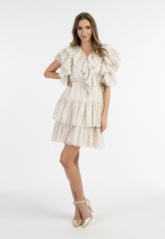 Robe 'Minya' faina en blanc