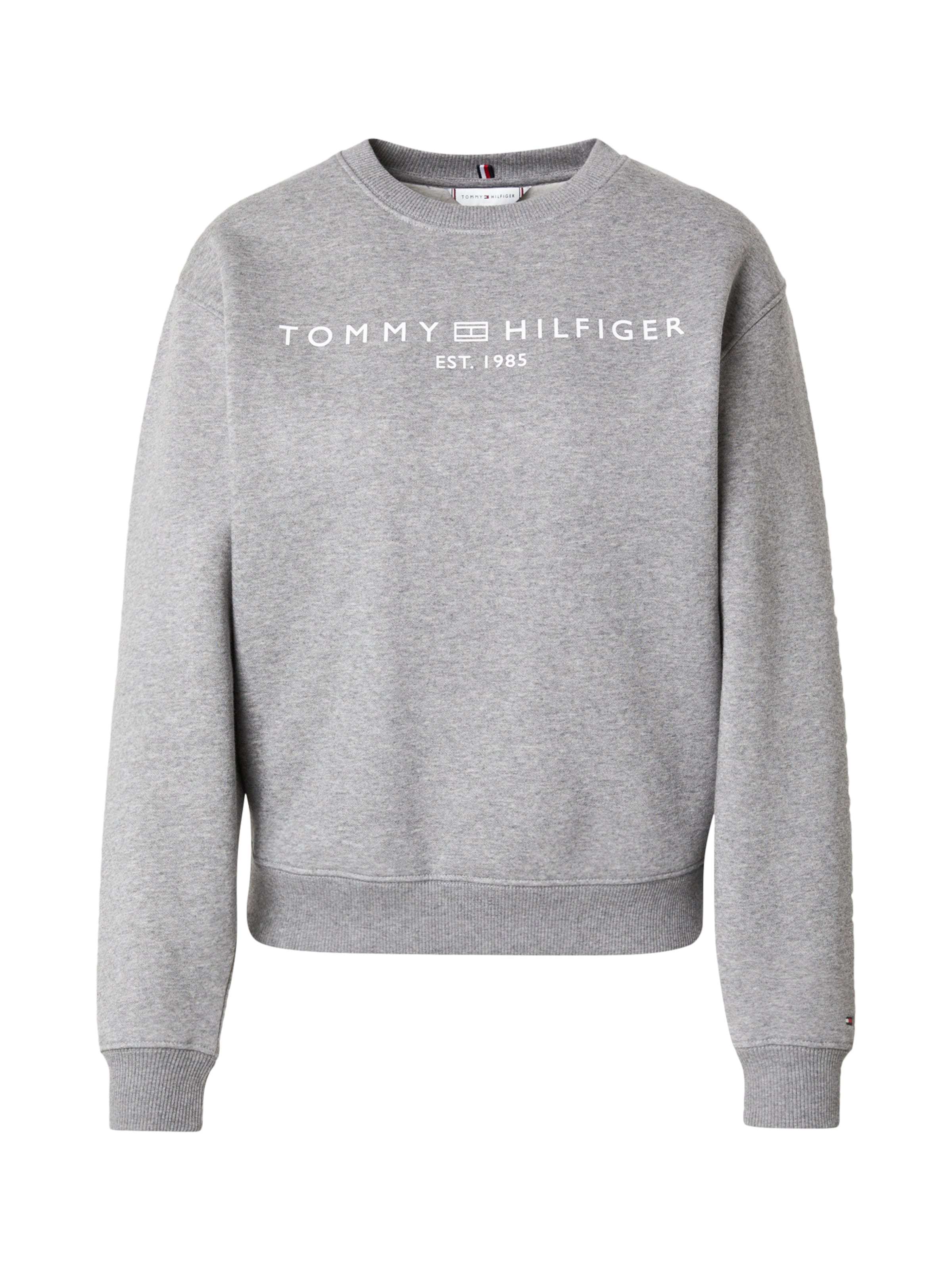TOMMY HILFIGER Sweatshirt in Grijs: voorkant