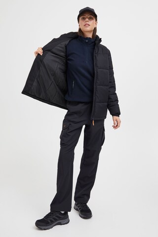 North Bend Steppjacke 'Towny' in Schwarz