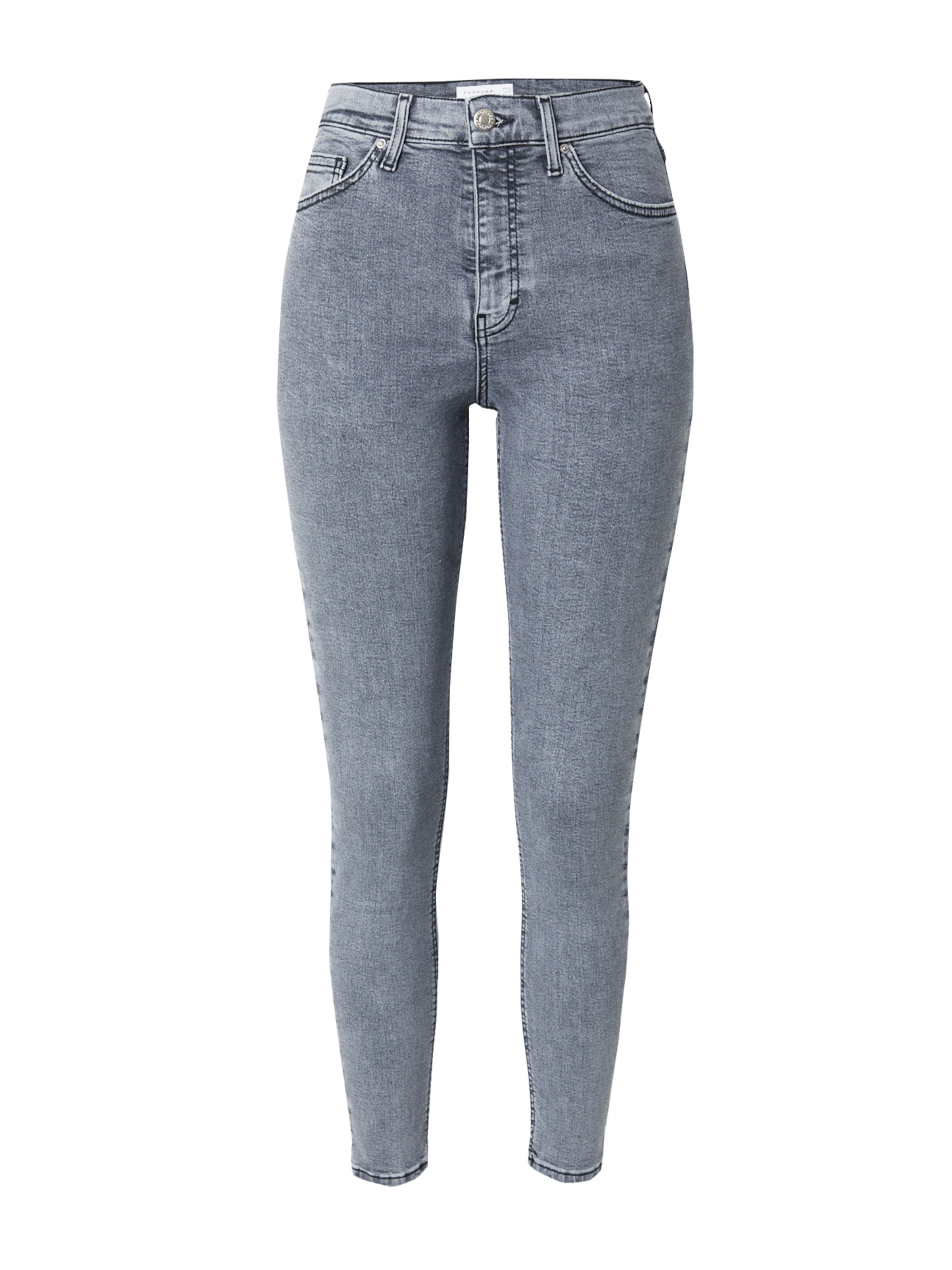 TOPSHOP Skinny Jeans 'Jamie' in Grijs: voorkant