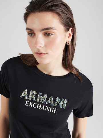 ARMANI EXCHANGE Tričko - Čierna