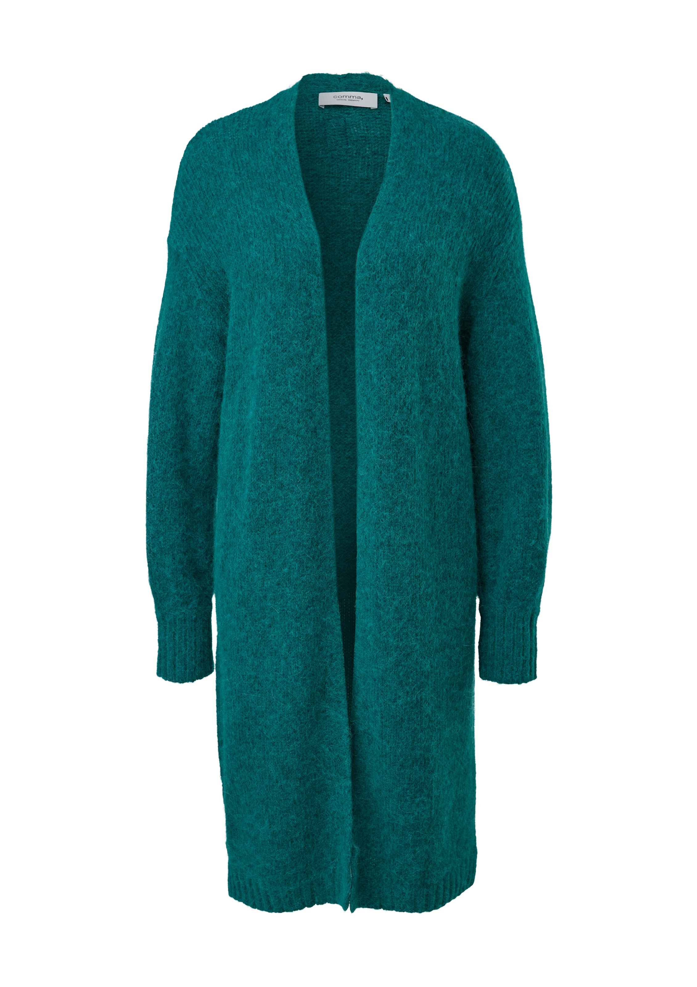 comma casual identity Strickmantel in Grün: Vorderseite