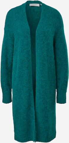 comma casual identity Knit cardigan in Green: front