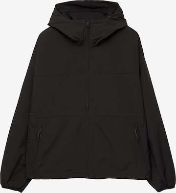 Pull&Bear Between-season jacket in Black: front