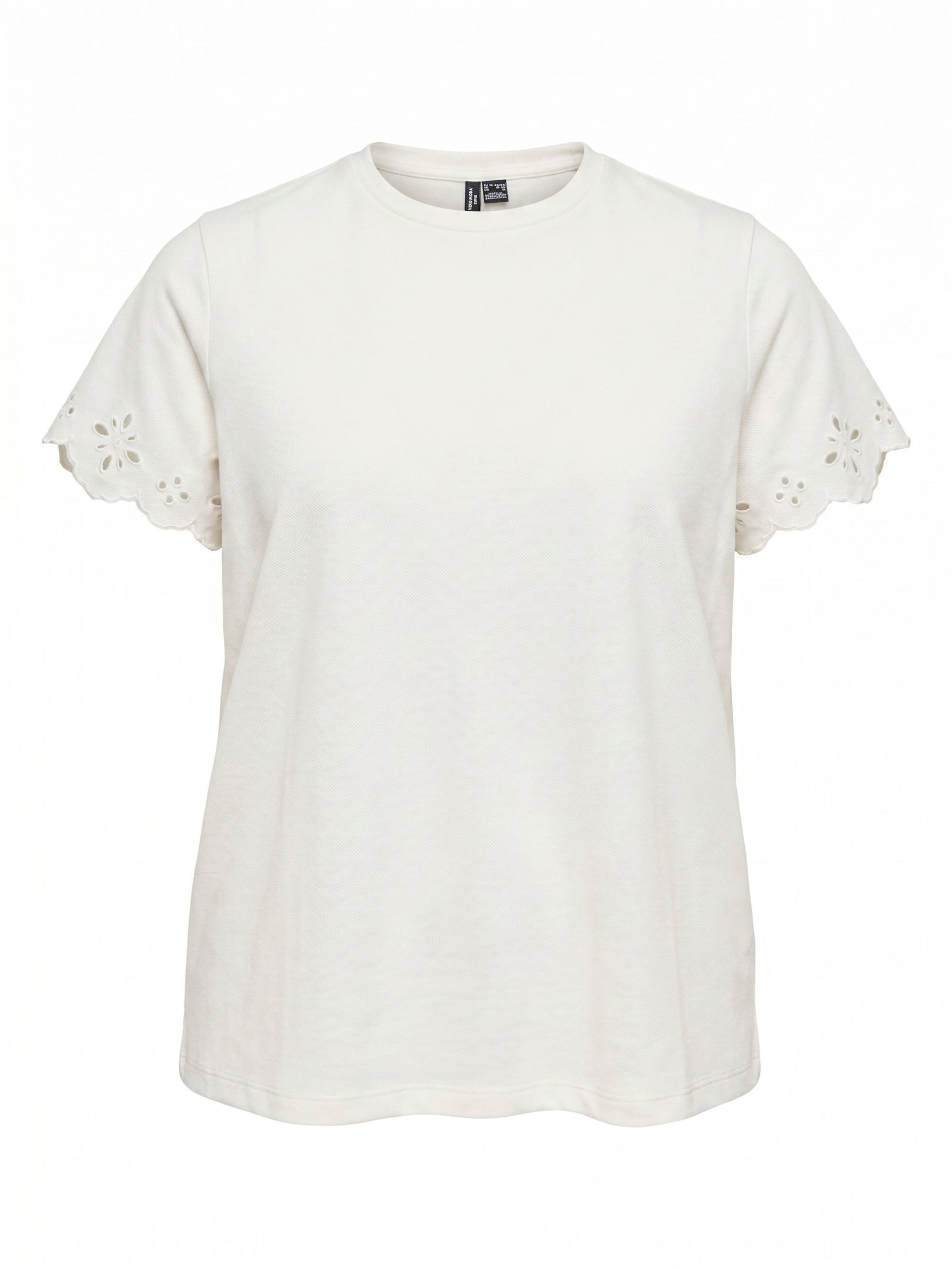 Vero Moda Curve Shirt in Weiß: Vorderseite