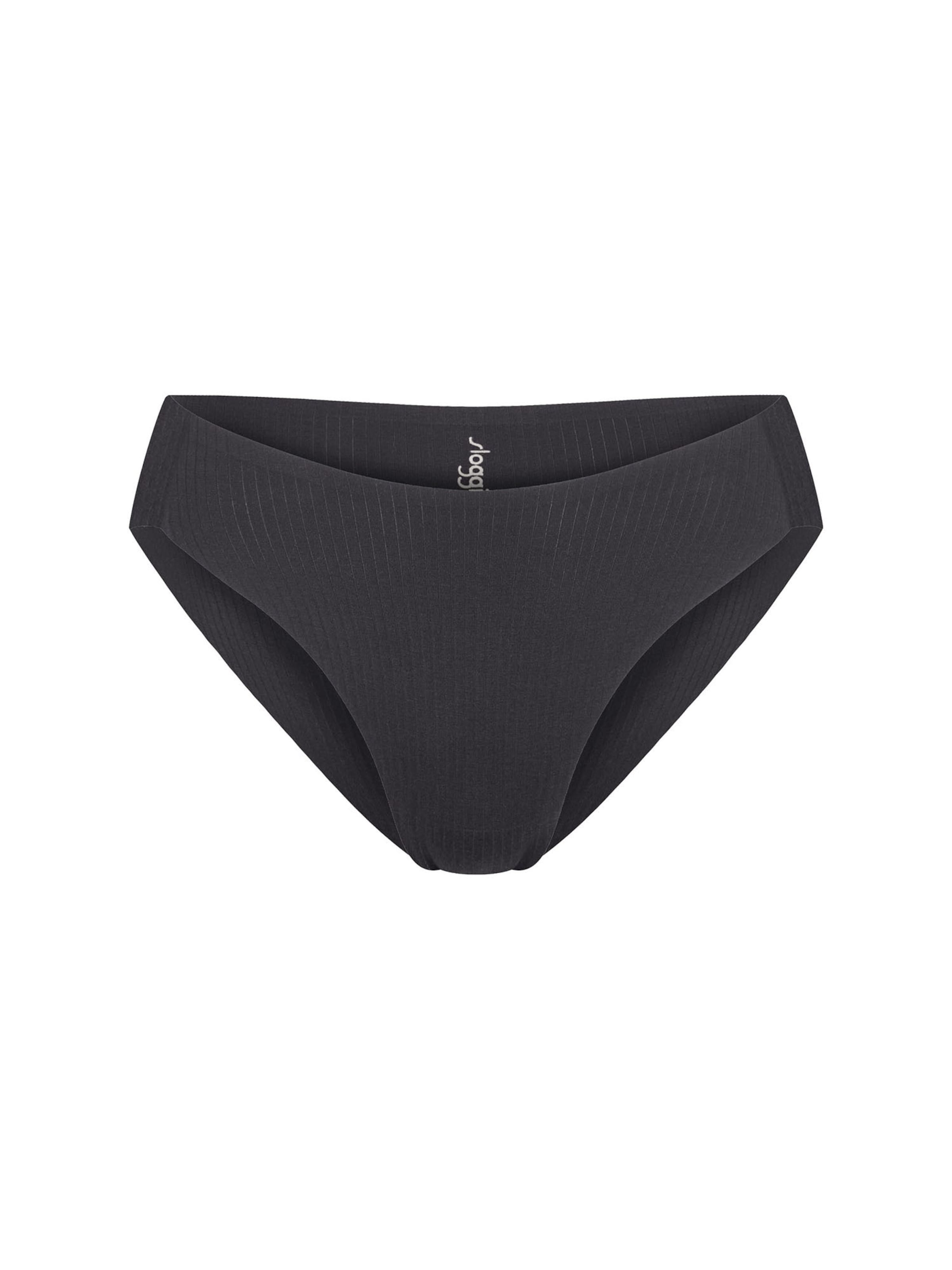 Slip ' Blue ZERO Feel Pure ' SLOGGI en noir : devant