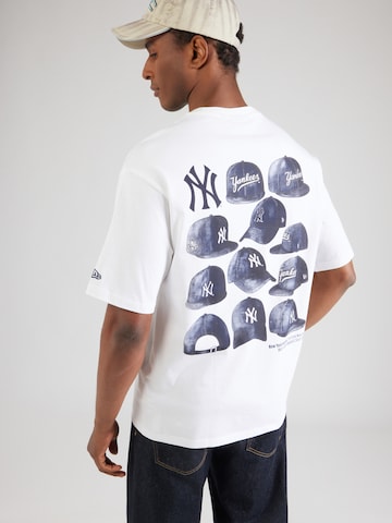 NEW ERA Shirt 'NEYYAN' in Wit: voorkant