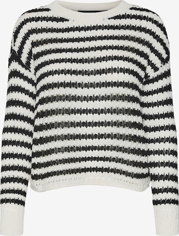 balta VERO MODA Megztinis 'VMSpring': priekis