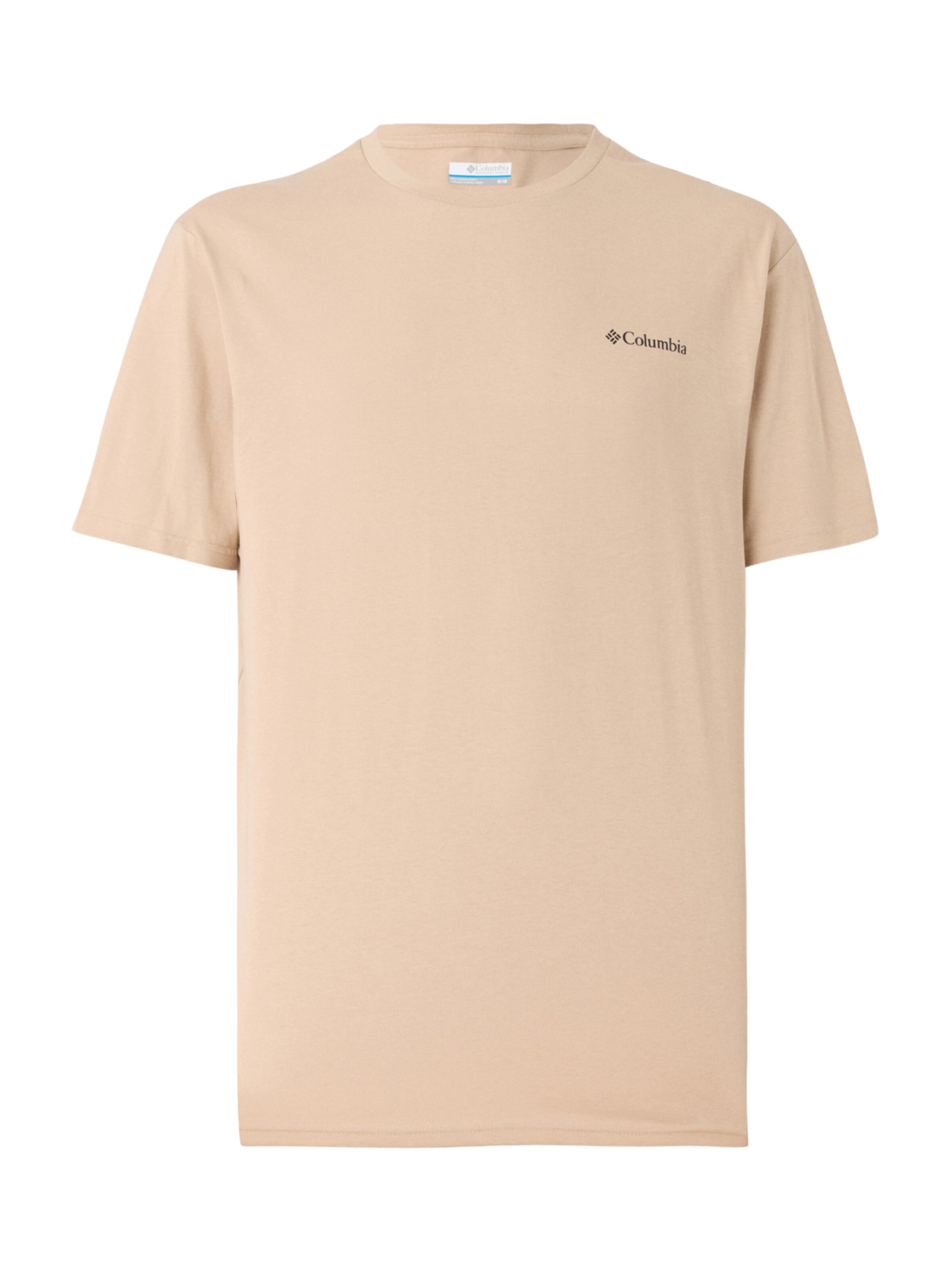 COLUMBIA Funkcionalna majica 'Barton Springs™' | bež barva: sprednja stran