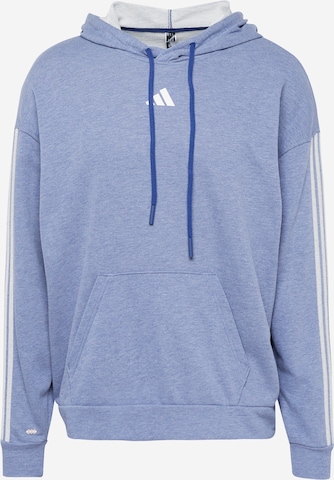 ADIDAS PERFORMANCE Sportovní mikina 'Clubhouse Premium Classic ' – modrá: přední strana