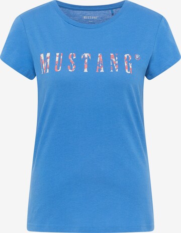 MUSTANG T-Shirt 'Alexia' in Blau: predná strana