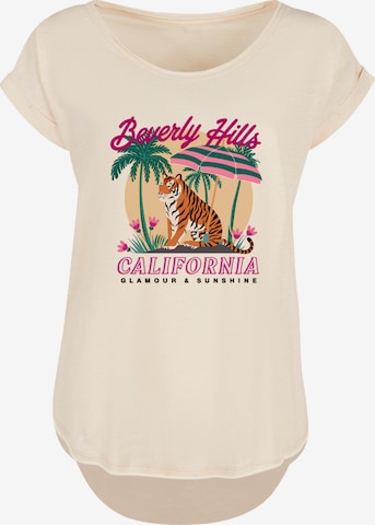 F4NT4STIC Shirt 'Beverly Hills California Glamour Summer' in Beige: front