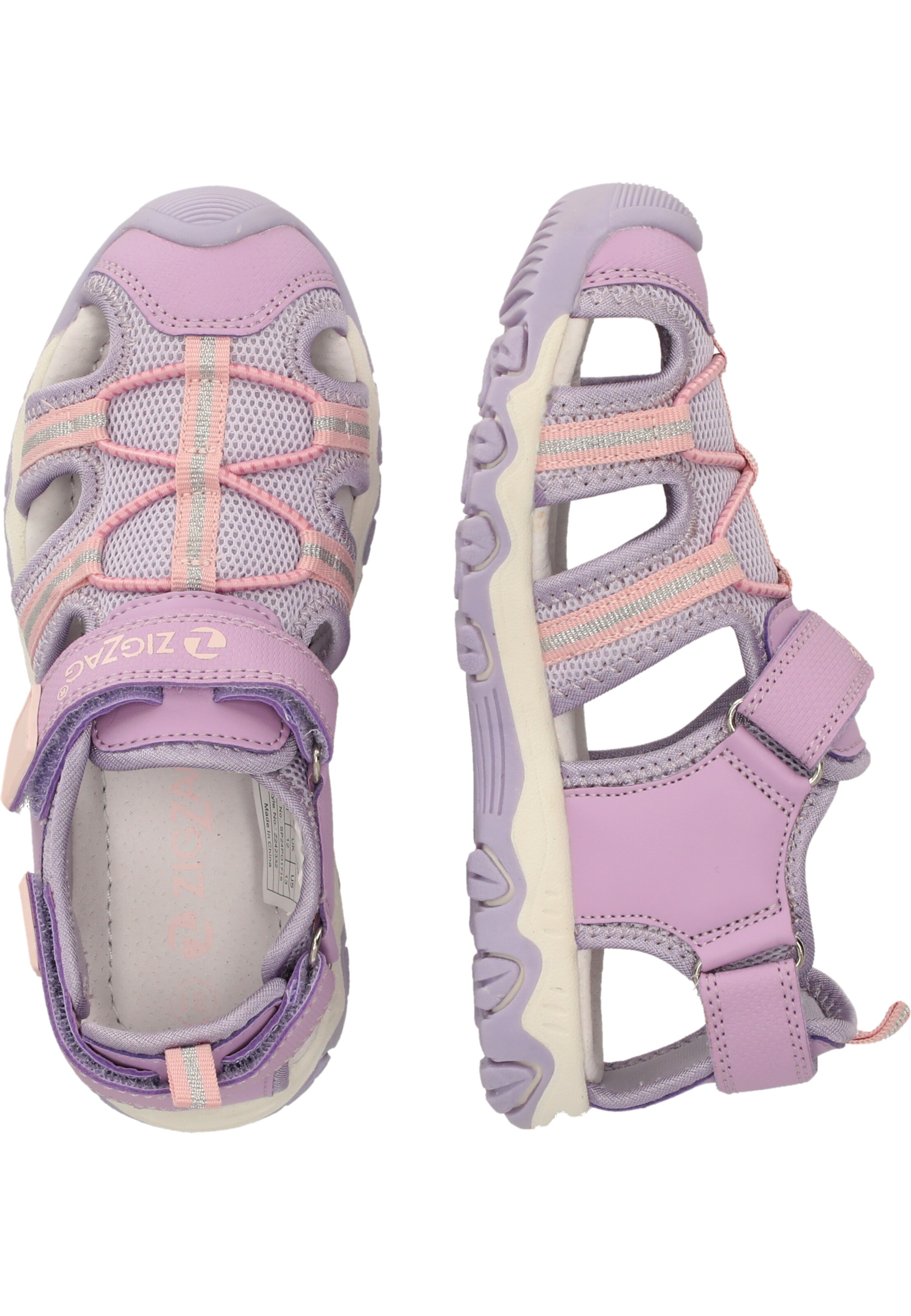 ZigZag Open shoes 'Krila' in Purple