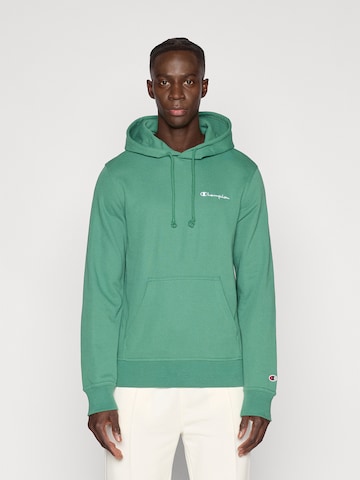 Champion Authentic Athletic Apparel - Sudadera en verde: frente