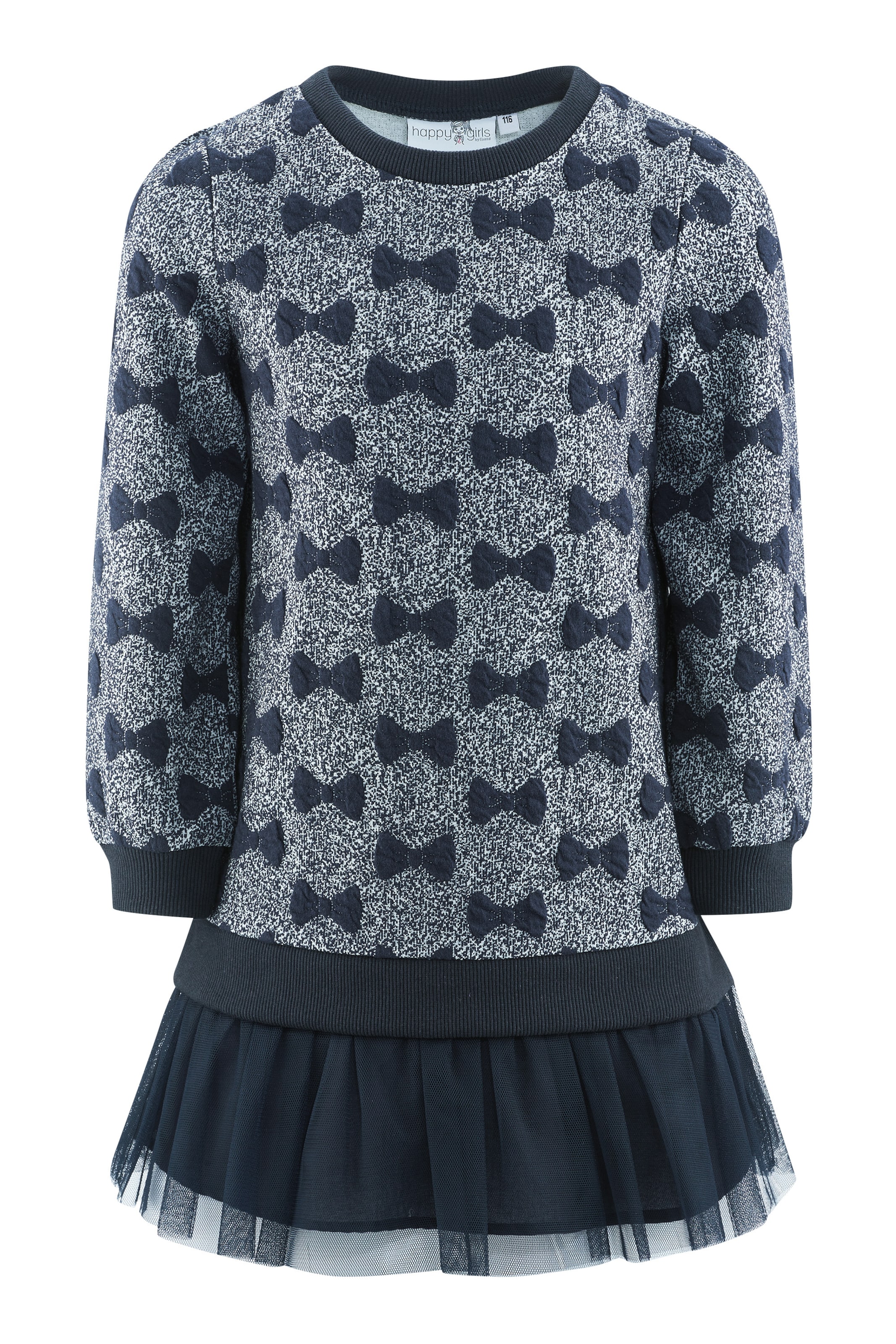 happy girlsHaljina - plava boja: prednji dio