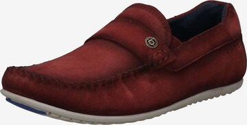 bugatti Mocassins in Rood: voorkant