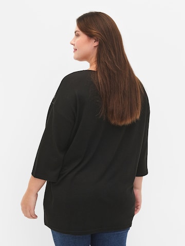 Camicia da donna 'LUCCA' di Zizzi in nero