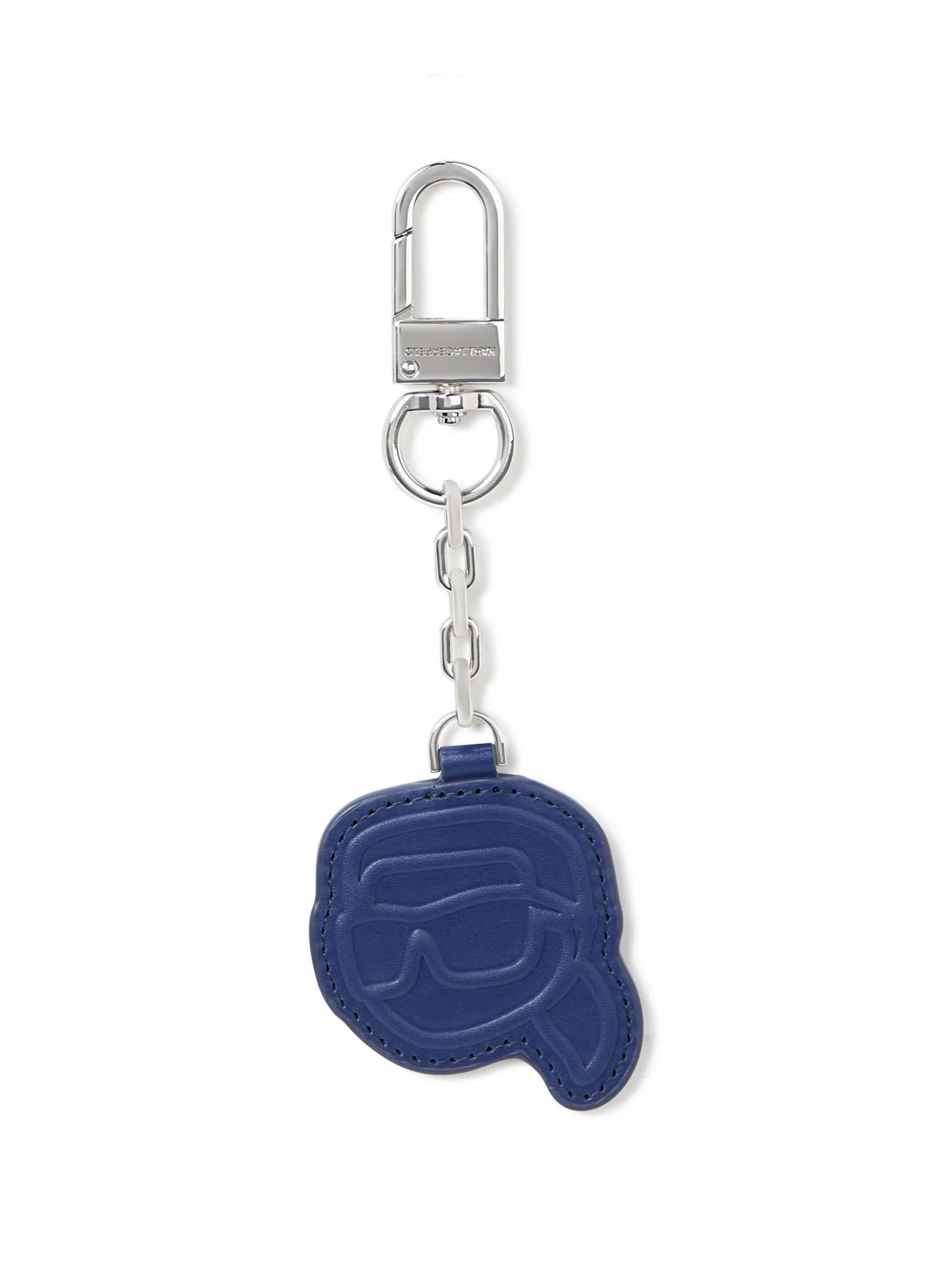 Portachiavi di Karl Lagerfeld in blu: frontale