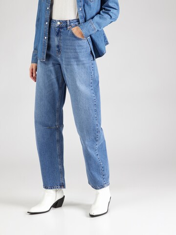 TOPSHOP Loosefit Džíny – modrá: přední strana