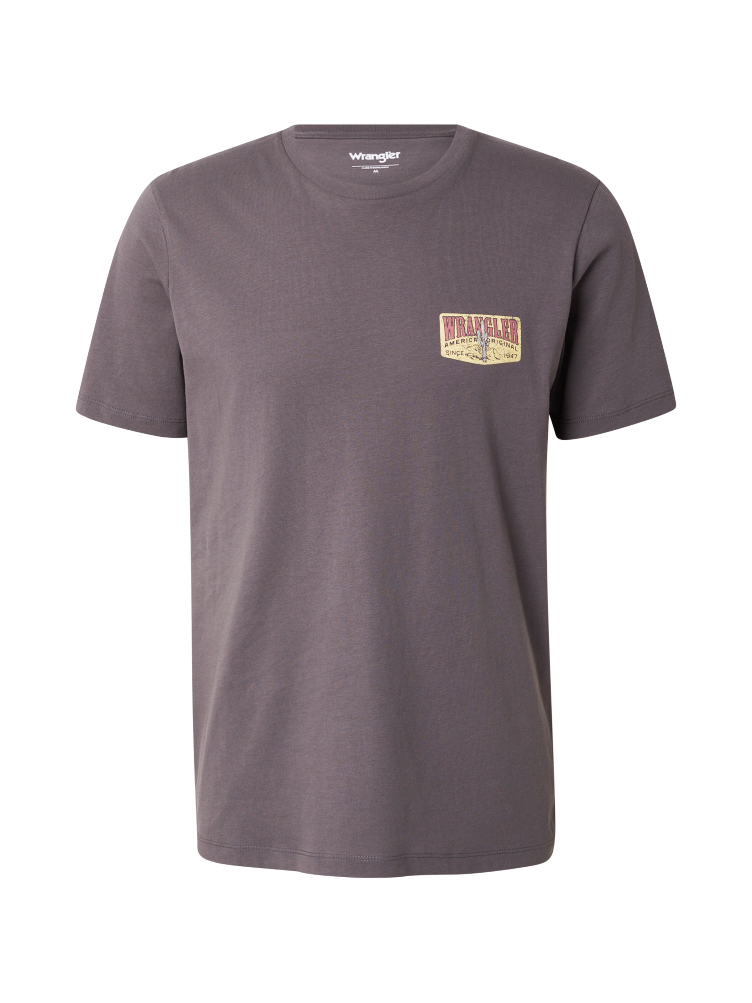 WRANGLER Μπλουζάκι σε κίτρινο / σκούρο γκρι / κόκκινο / μαύρο, Άποψη προϊόντος