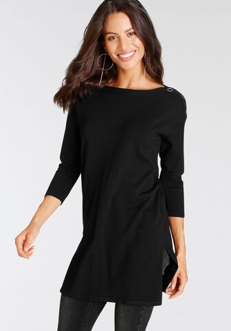 LAURA SCOTT Sweater in Black: front