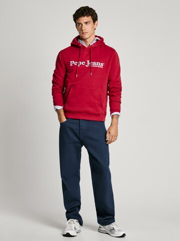 Sweat-shirt 'SOMERS' Pepe Jeans en rouge