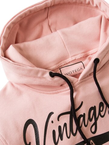 WOTEGA Sweatshirt 'WT Star' in Pink