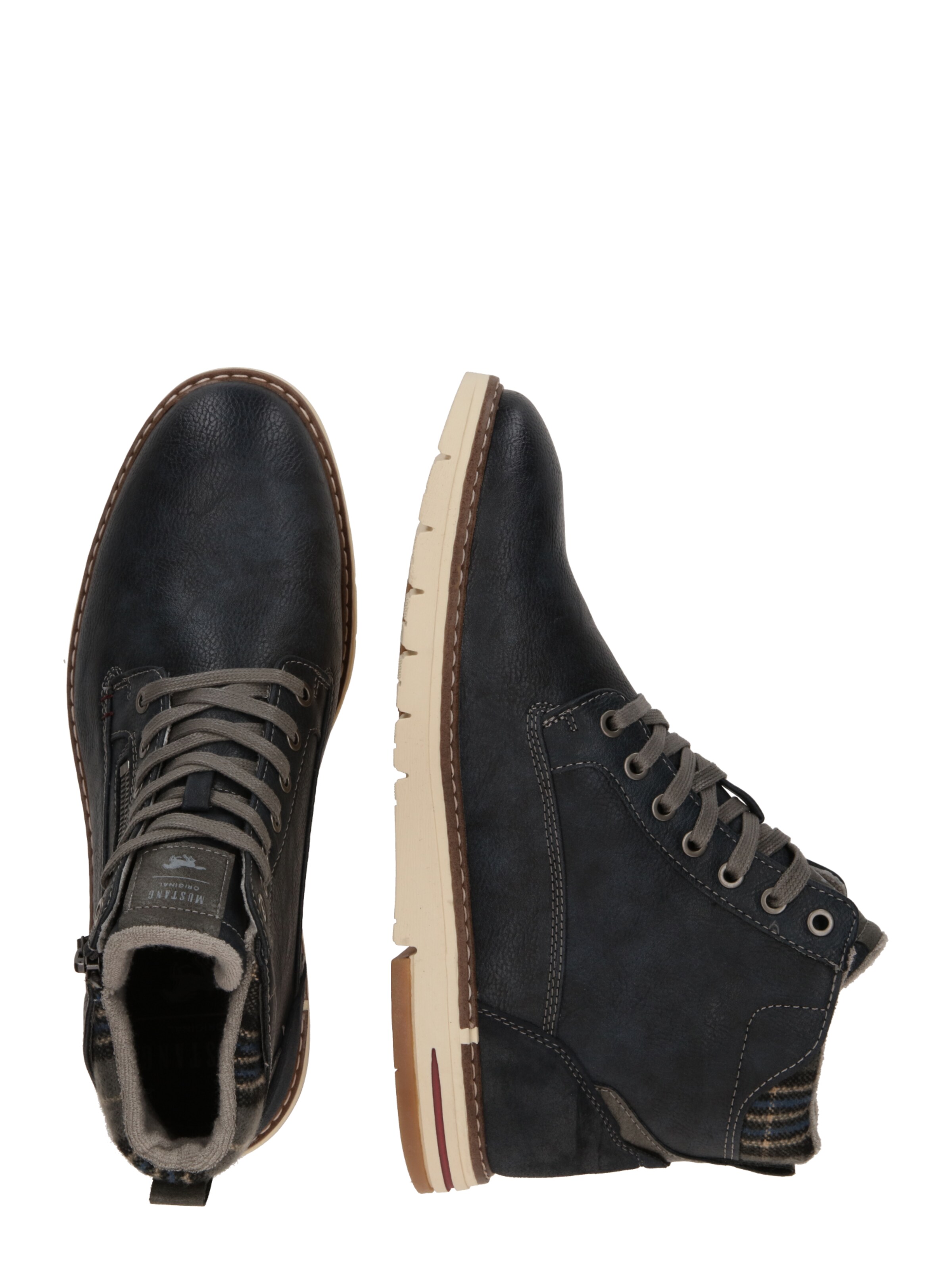 MUSTANG Schnürboots in Blau